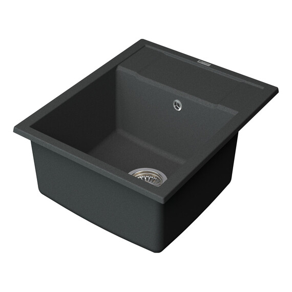 МОЙКА КУХОННАЯ POINT РИМО 60 PN3010GR, ГРАФИТ