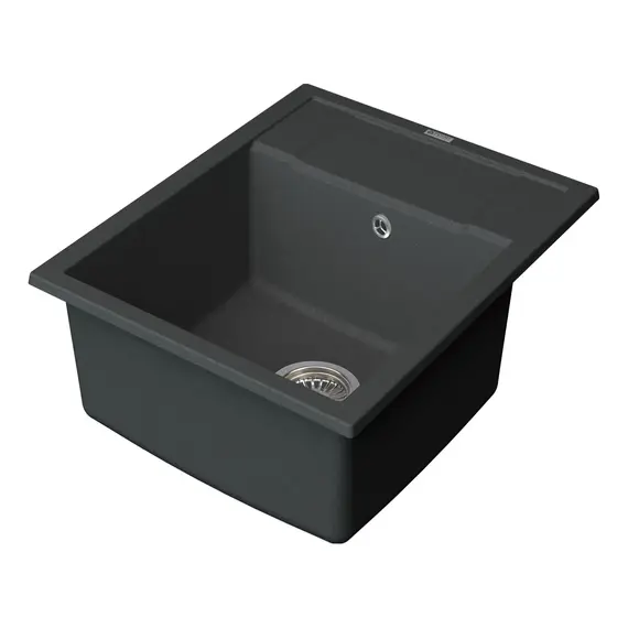 МОЙКА КУХОННАЯ POINT РИМО 60 PN3010GR, ГРАФИТ