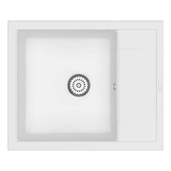 МОЙКА КУХОННАЯ POINT РИМО 60 PN3010W, БЕЛЫЙ