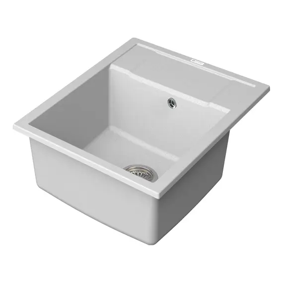 МОЙКА КУХОННАЯ POINT РИМО 60 PN3010W, БЕЛЫЙ