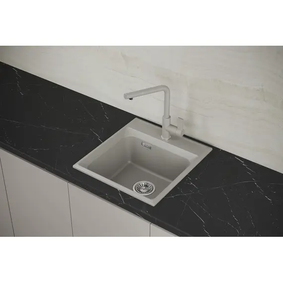 МОЙКА КУХОННАЯ POINT МИСТИ 46 СЕРЫЙ