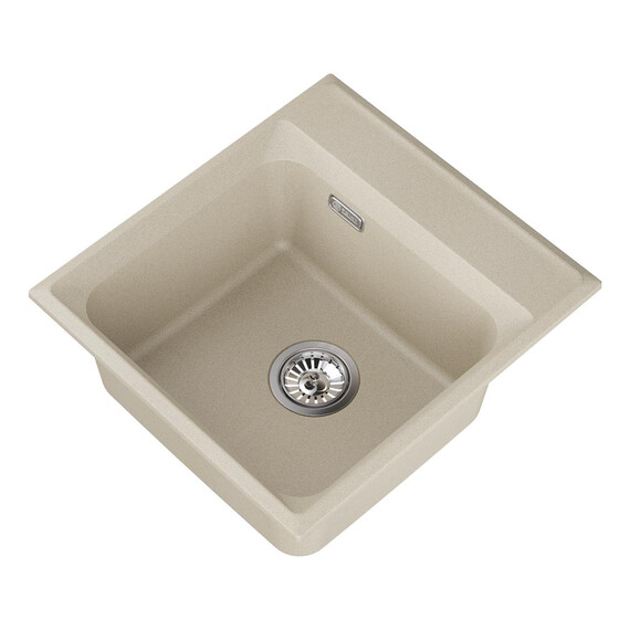 МОЙКА КУХОННАЯ POINT МИСТИ 46 СВЕТЛО-БЕЖЕВЫЙ