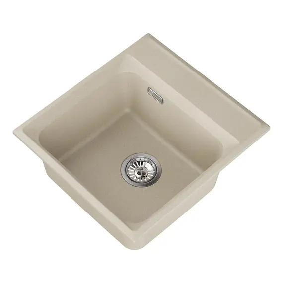 МОЙКА КУХОННАЯ POINT МИСТИ 46 СВЕТЛО-БЕЖЕВЫЙ