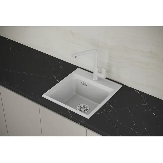 МОЙКА КУХОННАЯ POINT МИСТИ 46 БЕЛЫЙ