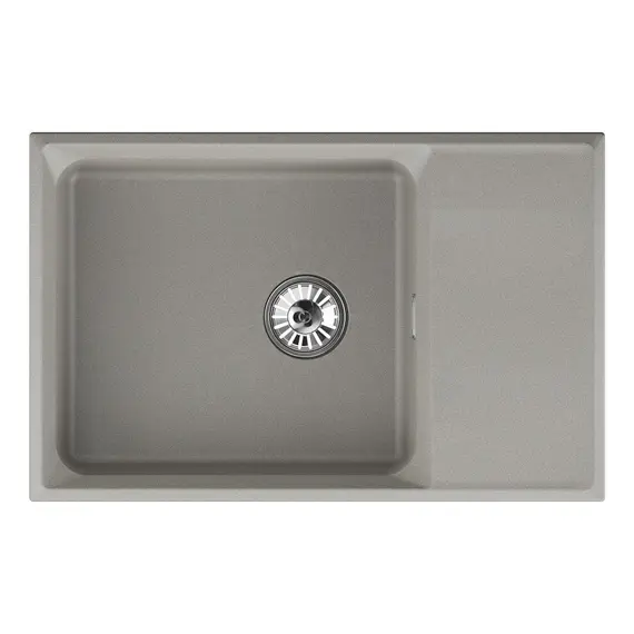 МОЙКА КУХОННАЯ POINT ЭТНА 78 СЕРЫЙ