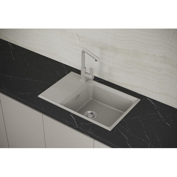 МОЙКА КУХОННАЯ POINT ЭТНА 78 СЕРЫЙ