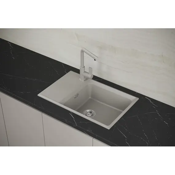 МОЙКА КУХОННАЯ POINT ЭТНА 78 СЕРЫЙ