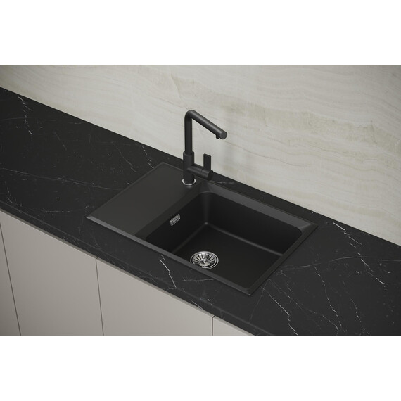 МОЙКА КУХОННАЯ POINT ЭТНА 78 ЧЕРНЫЙ
