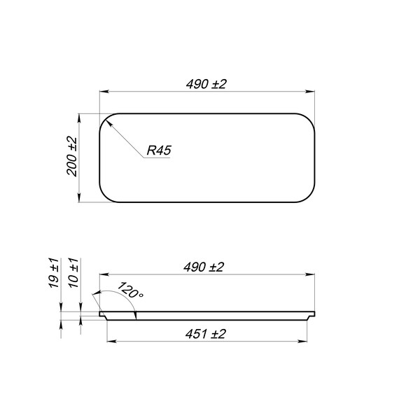 ДОСКА РАЗДЕЛОЧНАЯ POINT ЭТНА 78 ДУБ