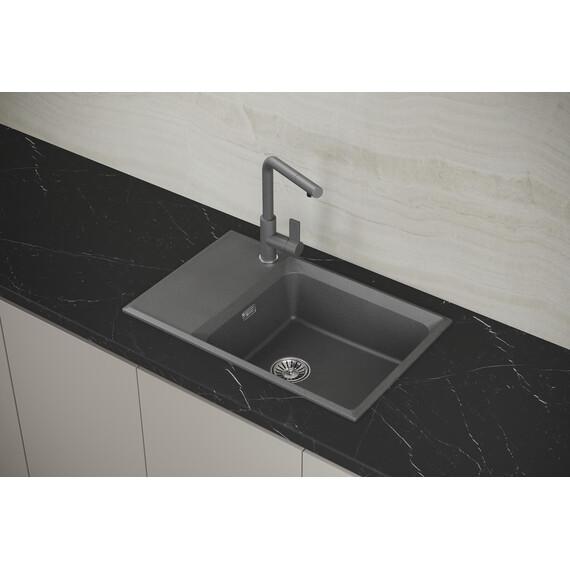 МОЙКА КУХОННАЯ POINT ЭТНА 78 ГРАФИТ