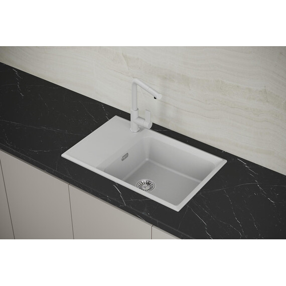 МОЙКА КУХОННАЯ POINT ЭТНА 78 БЕЛЫЙ