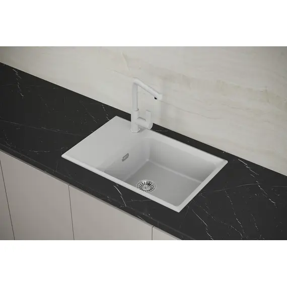 МОЙКА КУХОННАЯ POINT ЭТНА 78 БЕЛЫЙ