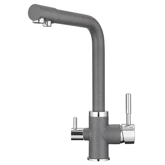 СМЕСИТЕЛЬ ДЛЯ КУХНИ POINT PN3103GR ГРАФИТ