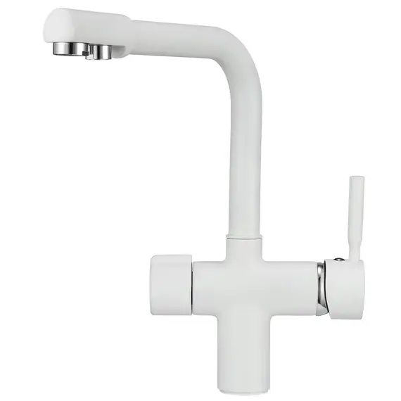 СМЕСИТЕЛЬ ДЛЯ КУХНИ POINT PN3104W БЕЛЫЙ