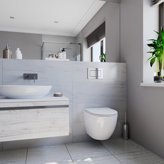 УНИТАЗ ПОДВЕСНОЙ POINT АФИНА БЕЗОБОДКОВЫЙ, БЕЛЫЙ, СИДЕНЬЕ ДЮРОПЛАСТ МИКРОЛИФТ БЫСТРОСЪЕМНОЕ