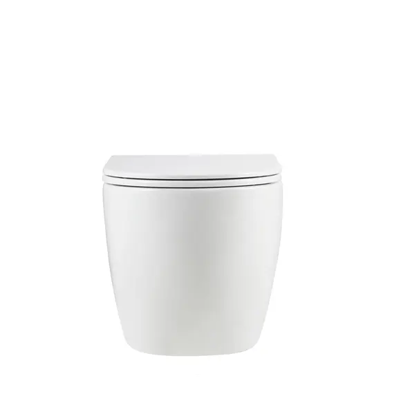 УНИТАЗ ПОДВЕСНОЙ POINT САТУРН БЕЗОБОДКОВЫЙ, БЕЛЫЙ, СИДЕНЬЕ ДЮРОПЛАСТ МИКРОЛИФТ БЫСТРОСЪЕМНОЕ