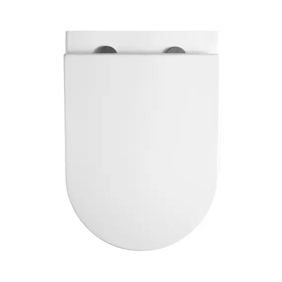 УНИТАЗ ПОДВЕСНОЙ POINT САТУРН БЕЗОБОДКОВЫЙ, БЕЛЫЙ, СИДЕНЬЕ ДЮРОПЛАСТ МИКРОЛИФТ БЫСТРОСЪЕМНОЕ