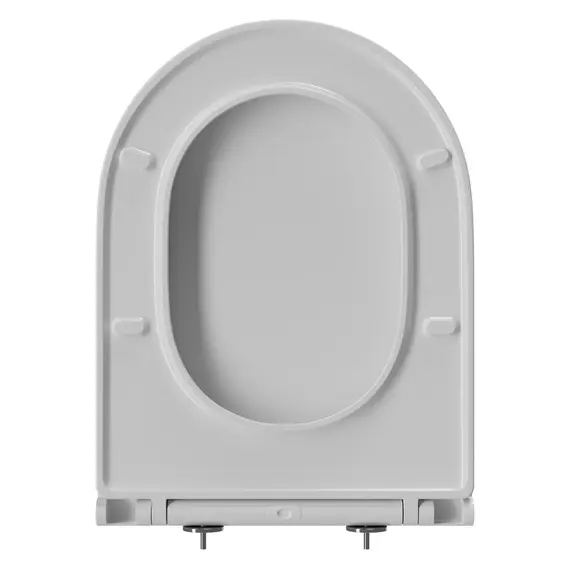 КРЫШКА-СИДЕНЬЕ POINT ВИКТОРИЯ PN46061, ДЮРОПЛАСТ, МИКРОЛИФТ ДЛЯ УНИТАЗА, БЕЛАЯ