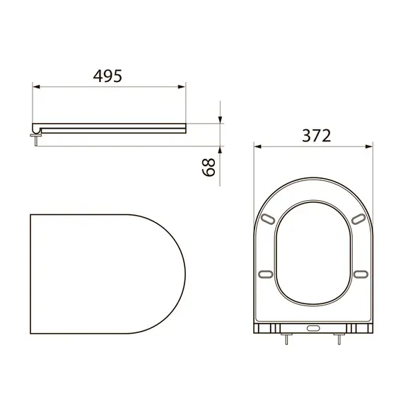 КРЫШКА-СИДЕНЬЕ POINT ВИКТОРИЯ PN46061, ДЮРОПЛАСТ, МИКРОЛИФТ ДЛЯ УНИТАЗА, БЕЛАЯ