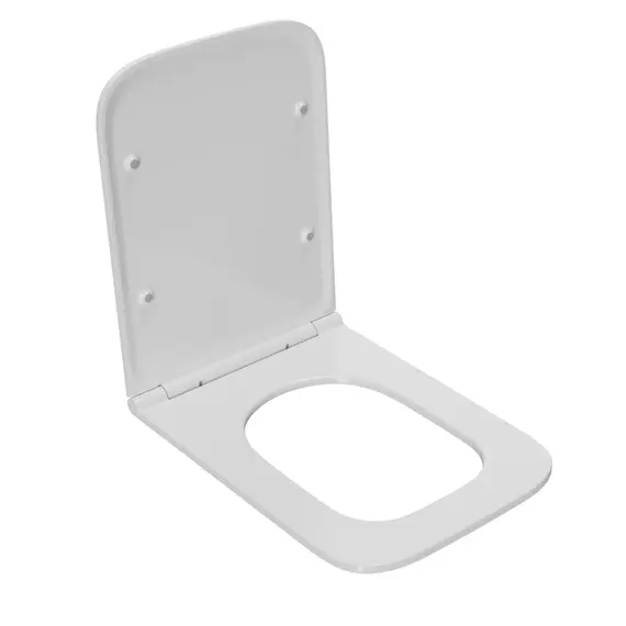 КРЫШКА-СИДЕНЬЕ POINT НИКА PN46081, ДЮРОПЛАСТ, МИКРОЛИФТ ДЛЯ УНИТАЗА, БЕЛАЯ