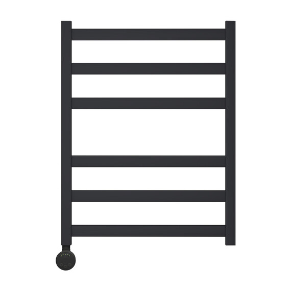 ПОЛОТЕНЦЕСУШИТЕЛЬ ЭЛЕКТРИЧЕСКИЙ POINT МЕРКУРИЙ PN83156BE П6 500X600 ЛЕВЫЙ/ПРАВЫЙ, ЧЕРНЫЙ