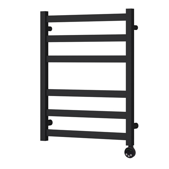 ПОЛОТЕНЦЕСУШИТЕЛЬ ЭЛЕКТРИЧЕСКИЙ POINT МЕРКУРИЙ PN83156BE П6 500X600 ЛЕВЫЙ/ПРАВЫЙ, ЧЕРНЫЙ