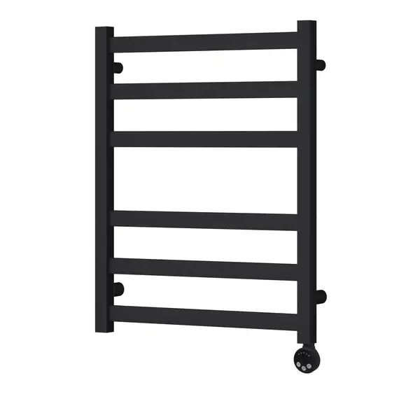 ПОЛОТЕНЦЕСУШИТЕЛЬ ЭЛЕКТРИЧЕСКИЙ POINT МЕРКУРИЙ PN83156BE П6 500X600 ЛЕВЫЙ/ПРАВЫЙ, ЧЕРНЫЙ