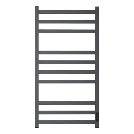 ПОЛОТЕНЦЕСУШИТЕЛЬ ЭЛЕКТРИЧЕСКИЙ POINT МЕРКУРИЙ PN83850GR П10 500X1000, ДИММЕР СПРАВА, ГРАФИТ ПРЕМИУМ