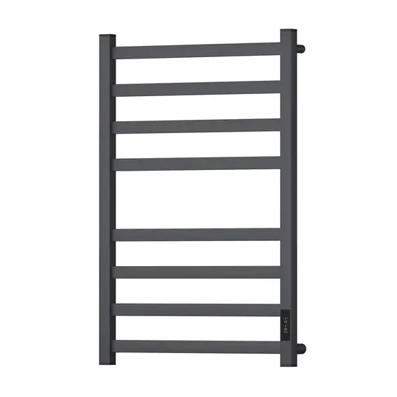 ПОЛОТЕНЦЕСУШИТЕЛЬ ЭЛЕКТРИЧЕСКИЙ POINT МЕРКУРИЙ PN83858GR П8 500X800, ДИММЕР СПРАВА, ГРАФИТ ПРЕМИУМ