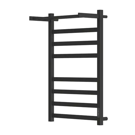 ПОЛОТЕНЦЕСУШИТЕЛЬ ЭЛЕКТРИЧЕСКИЙ POINT МЕРКУРИЙ PN83858PB П7 500X800 С ПОЛКОЙ, ДИММЕР СПРАВА, ЧЕРНЫЙ																														