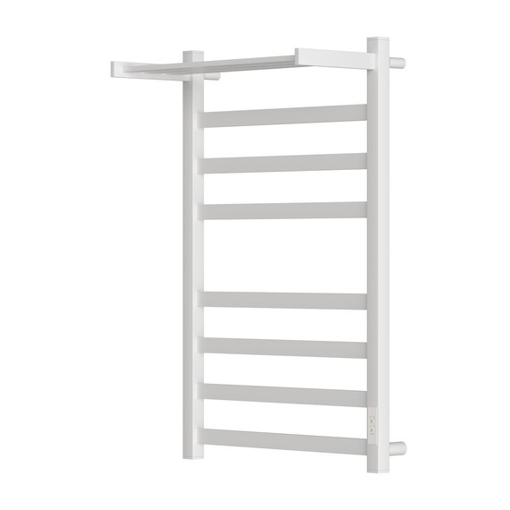 ПОЛОТЕНЦЕСУШИТЕЛЬ ЭЛЕКТРИЧЕСКИЙ POINT МЕРКУРИЙ PN83858PW П7 500X800 С ПОЛКОЙ, ДИММЕР СПРАВА, БЕЛЫЙ