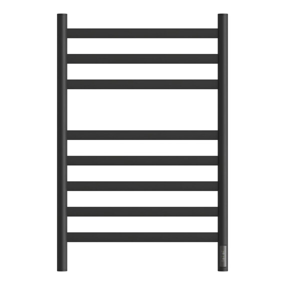 ПОЛОТЕНЦЕСУШИТЕЛЬ ЭЛЕКТРИЧЕСКИЙ POINT СЕЛЕНА PN16858B П8 500X800, ДИММЕР СПРАВА, ЧЕРНЫЙ