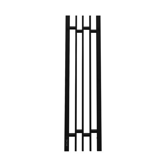 ПОЛОТЕНЦЕСУШИТЕЛЬ ЭЛЕКТРИЧЕСКИЙ POINT ФРЕЯ PN20738B П2 180X800 ДИММЕР СЛЕВА, ЧЕРНЫЙ