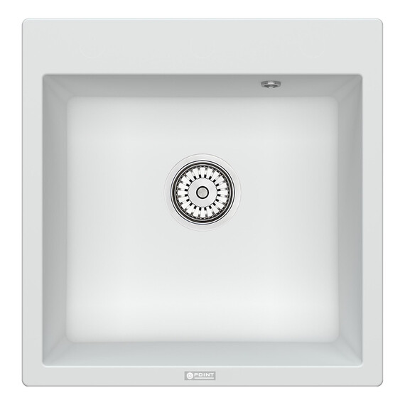 МОЙКА КУХОННАЯ POINT АРБЕЛЬ 51 PN3001W, БЕЛЫЙ
