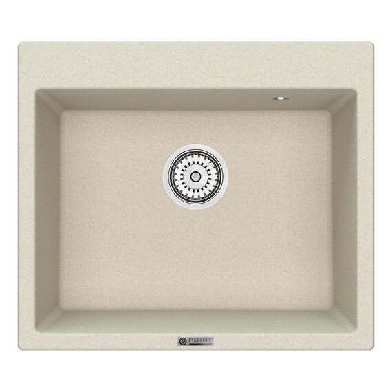 МОЙКА КУХОННАЯ POINT БИНГА 60 PN3003BG, СВЕТЛО-БЕЖЕВЫЙ