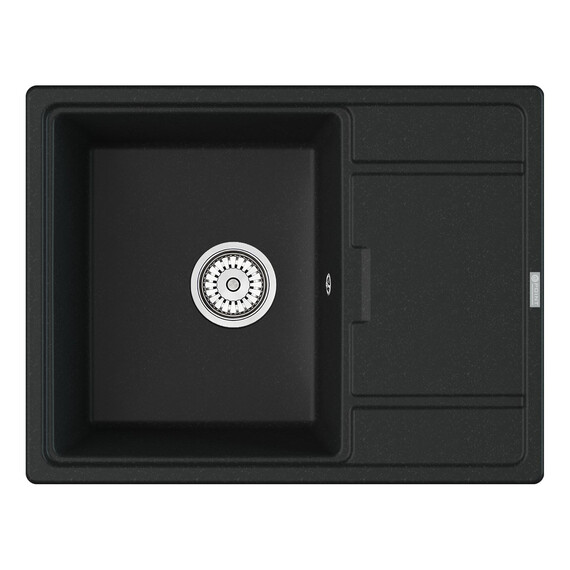 МОЙКА КУХОННАЯ POINT СТИЛ 65 PN3009B, ЧЕРНЫЙ