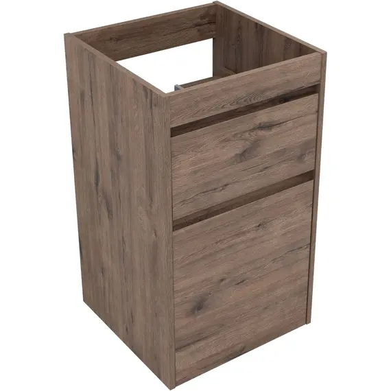 ТУМБА ПОД РАКОВИНУ AQUANET ТОКИО 48 ДУБ ВЕЛЛИНГТОН (НАПОЛЬНАЯ 2 ЯЩИКА)