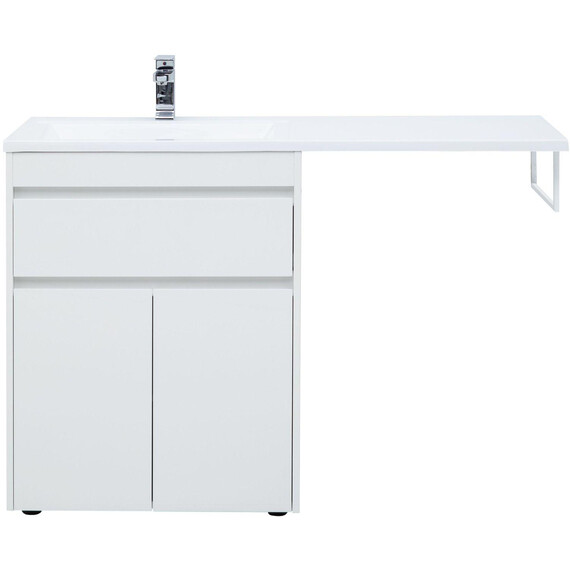 ТУМБА ПОД РАКОВИНУ AQUANET ТОКИО 68 БЕЛЫЙ (НАПОЛЬНАЯ, 1 ЯЩИК, 2 ДВЕРЦЫ)