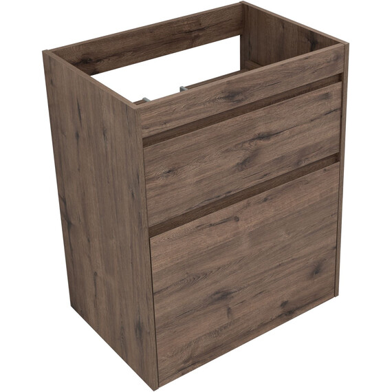 ТУМБА ПОД РАКОВИНУ AQUANET ТОКИО 68 ДУБ ВЕЛЛИНГТОН (НАПОЛЬНАЯ 2 ЯЩИКА)
