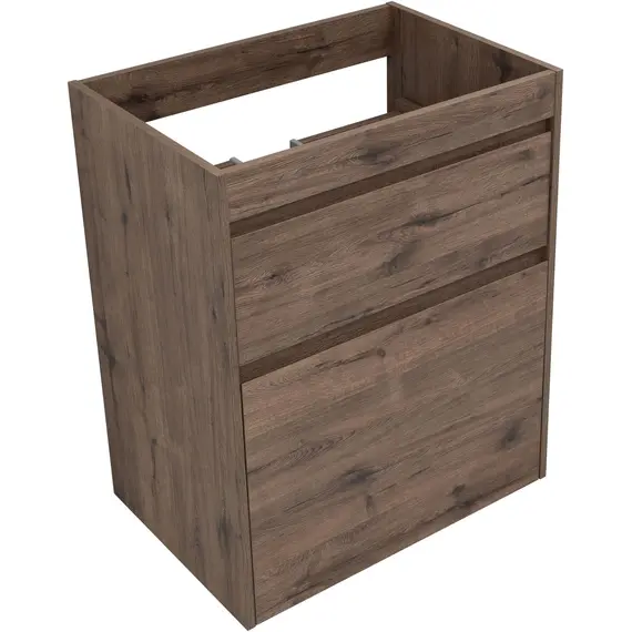 ТУМБА ПОД РАКОВИНУ AQUANET ТОКИО 68 ДУБ ВЕЛЛИНГТОН (НАПОЛЬНАЯ 2 ЯЩИКА)