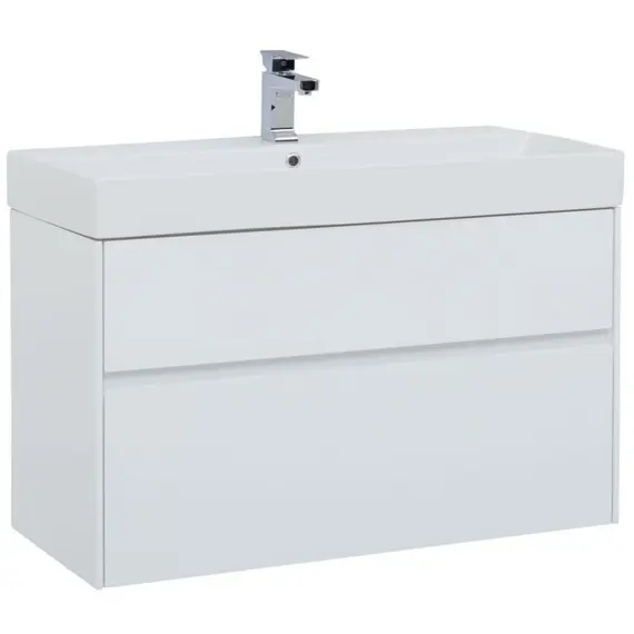 ТУМБА ПОД РАКОВИНУ AQUANET БРУКЛИН 100 БЕЛЫЙ