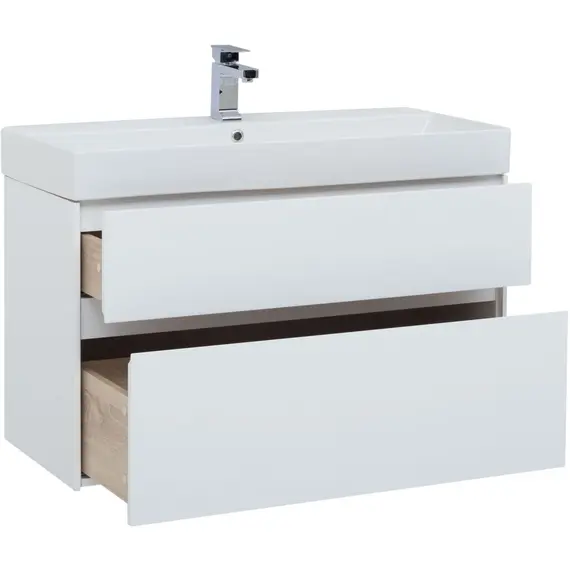 ТУМБА ПОД РАКОВИНУ AQUANET БРУКЛИН 100 БЕЛЫЙ