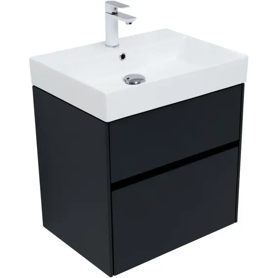 ТУМБА ПОД РАКОВИНУ AQUANET БРУКЛИН 60 АНТРАЦИТ МАТОВЫЙ