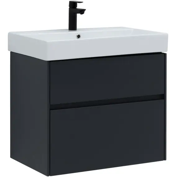 ТУМБА ПОД РАКОВИНУ AQUANET БРУКЛИН 70 АНТРАЦИТ МАТОВЫЙ