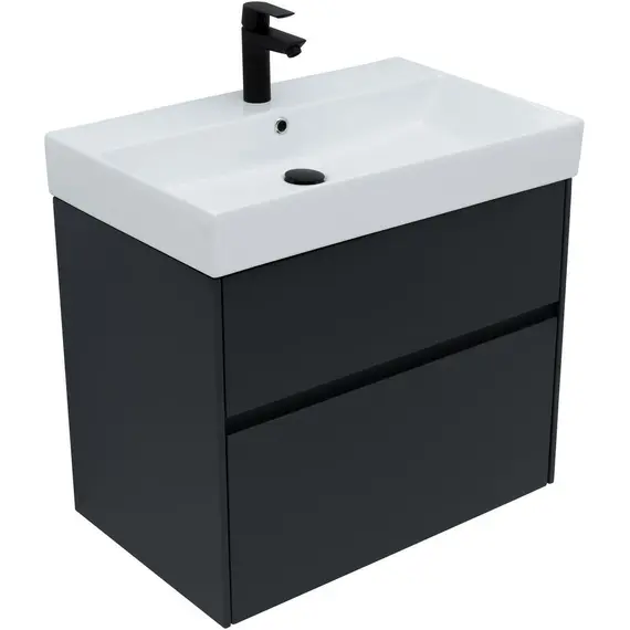 ТУМБА ПОД РАКОВИНУ AQUANET БРУКЛИН 70 АНТРАЦИТ МАТОВЫЙ