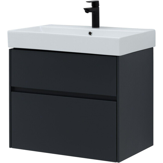 ТУМБА ПОД РАКОВИНУ AQUANET БРУКЛИН 70 АНТРАЦИТ МАТОВЫЙ