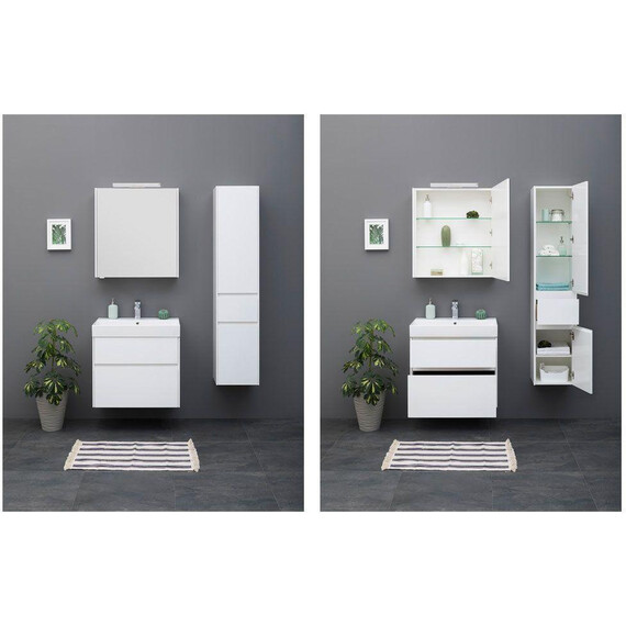 ТУМБА ПОД РАКОВИНУ AQUANET БРУКЛИН 70 БЕЛЫЙ