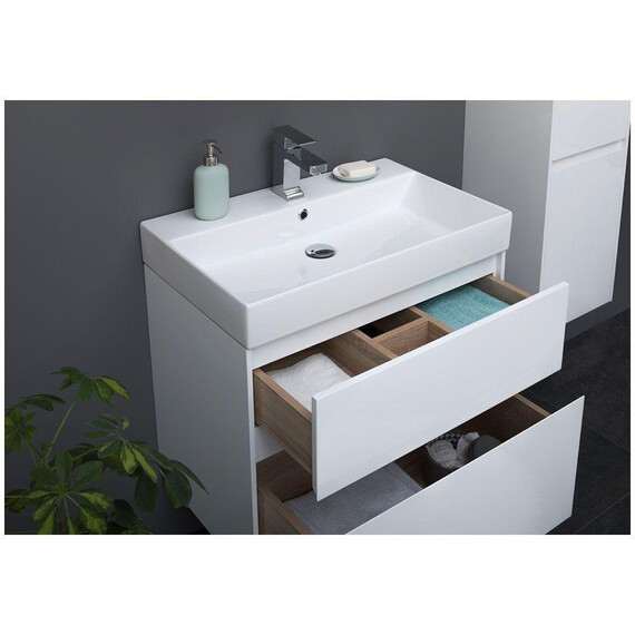 ТУМБА ПОД РАКОВИНУ AQUANET БРУКЛИН 70 БЕЛЫЙ