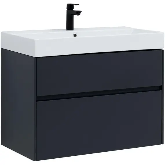 ТУМБА ПОД РАКОВИНУ AQUANET БРУКЛИН 85 АНТРАЦИТ МАТОВЫЙ