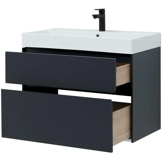 ТУМБА ПОД РАКОВИНУ AQUANET БРУКЛИН 85 АНТРАЦИТ МАТОВЫЙ